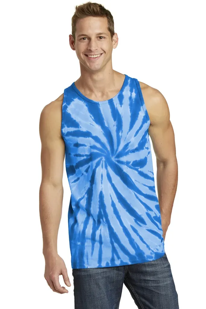 Port & Co Tie-Dye Tank Top.  PC147TT - additional view 7