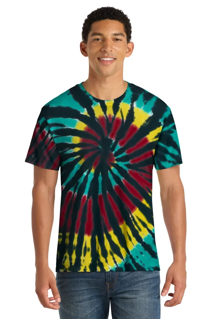 Port & Co Tie-Dye Tee. PC147 - additional view 7