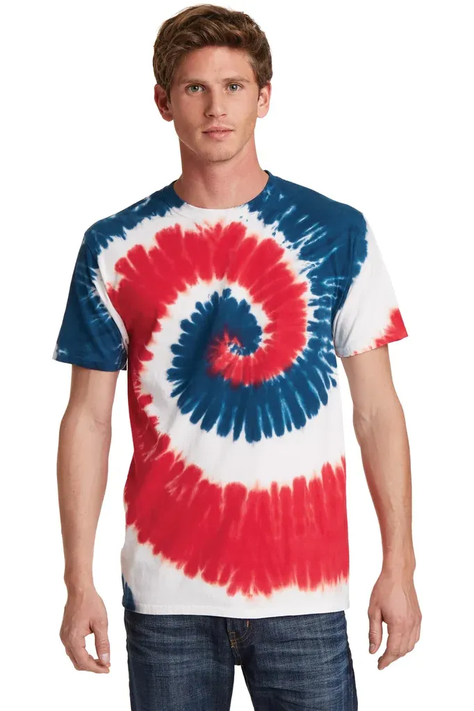 Port & Co Tie-Dye Tee. PC147 - additional view 17