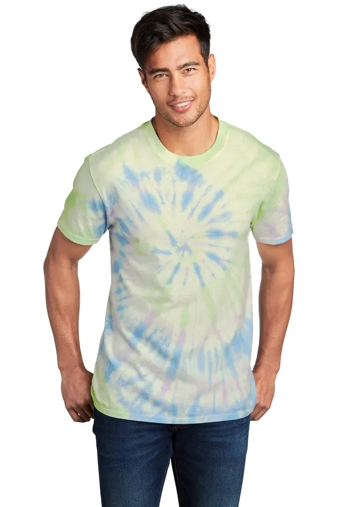 Port & Co Tie-Dye Tee. PC147 - additional view 10