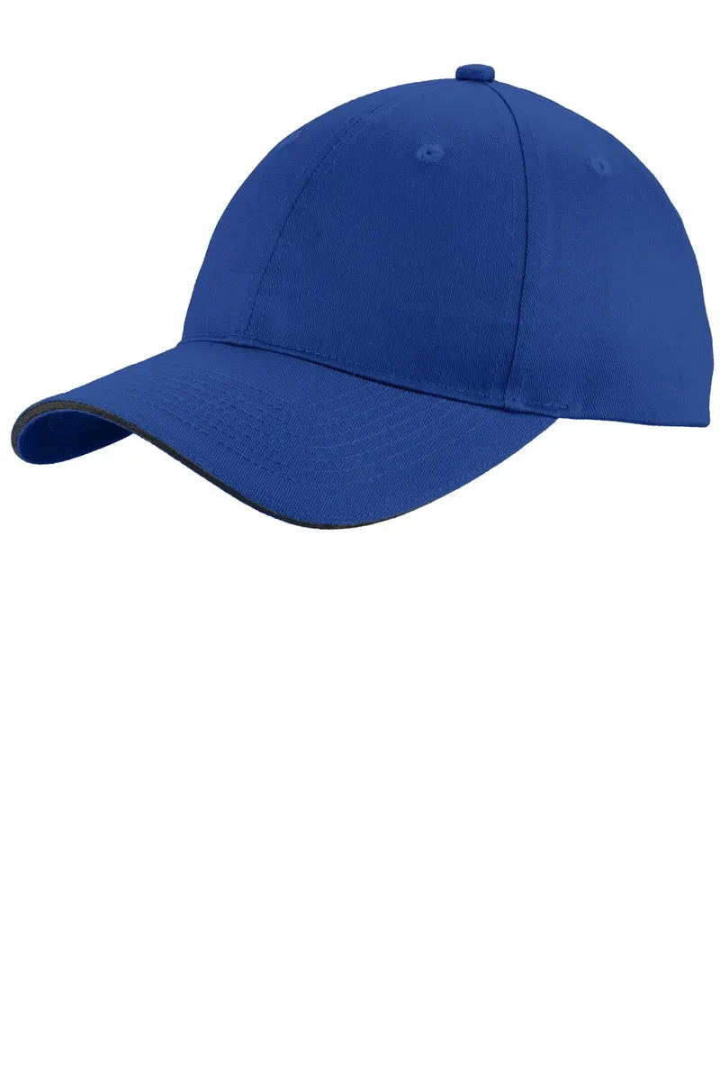 Port & Co Unstructured Sandwich Bill Cap. C919 - additional view 3