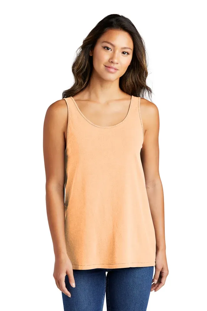 Port & Co Women's Beach Wash® Garment-Dyed Tank LPC099TT - additional view 3