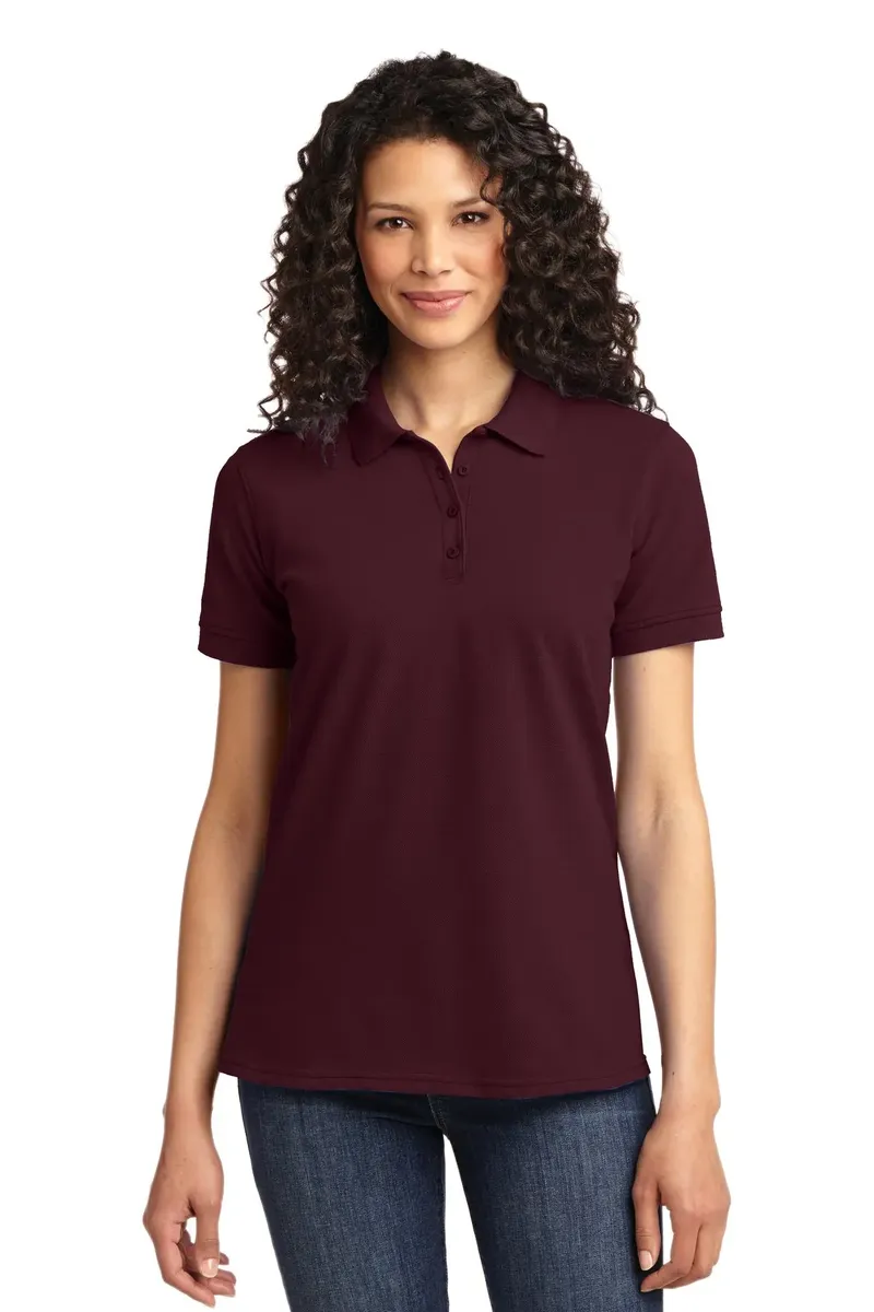 Port & Co Women's Core Blend Pique Polo. LKP155 - additional view 2
