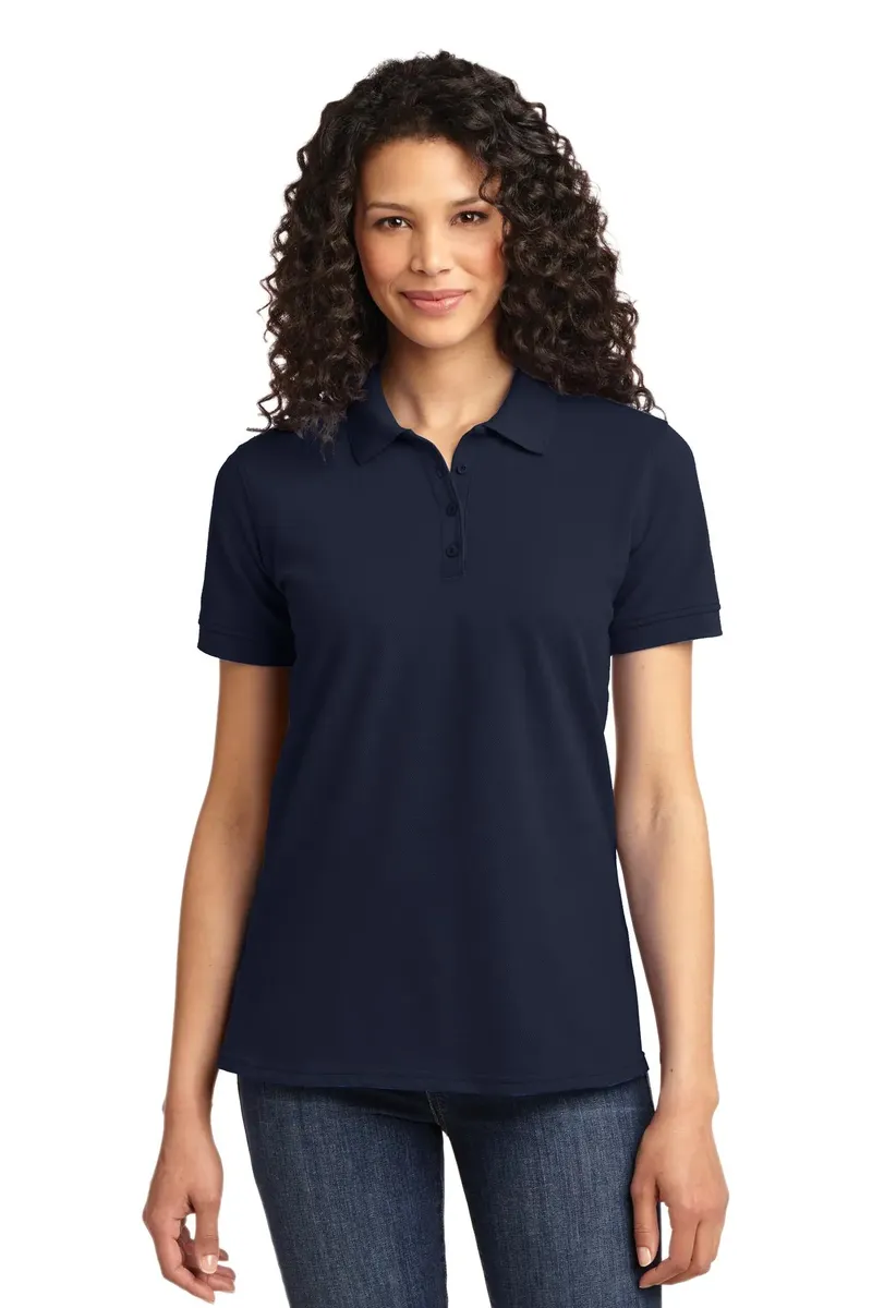 Port & Co Women's Core Blend Pique Polo. LKP155 - additional view 3