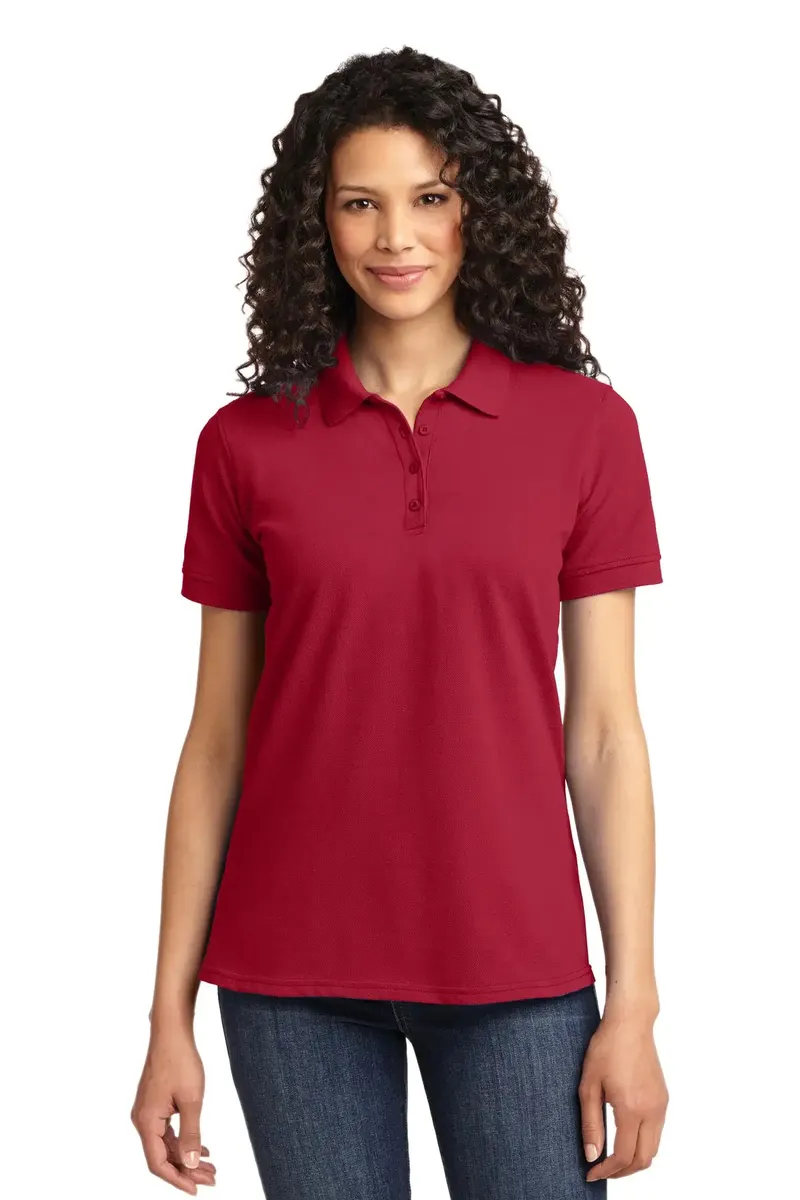 Port & Co Women's Core Blend Pique Polo. LKP155 - additional view 4