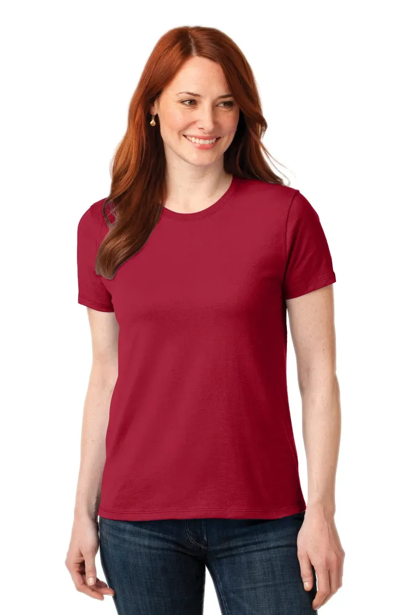 Port & Co Women's Core Blend Tee. LPC55 - additional view 5