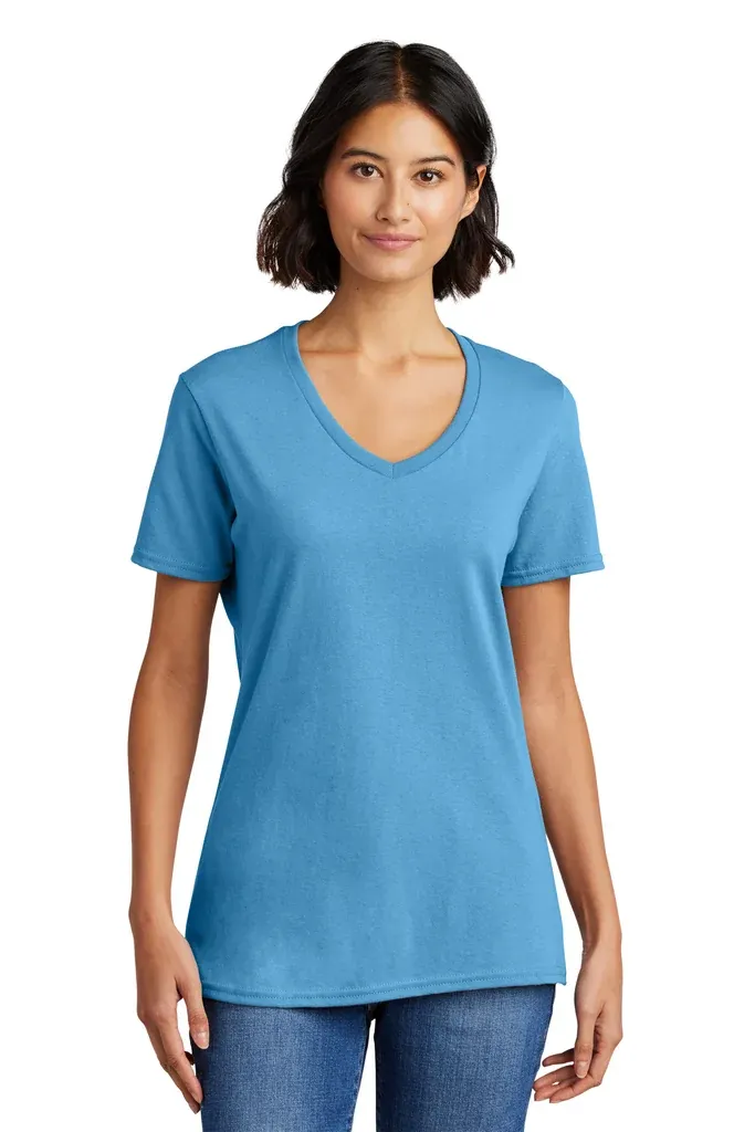 Port & Co Women's Core Cotton V-Neck Tee. LPC54V - additional view 21