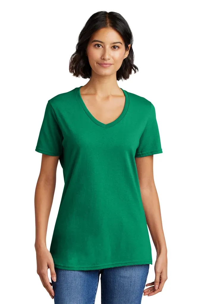 Port & Co Women's Core Cotton V-Neck Tee. LPC54V - additional view 11