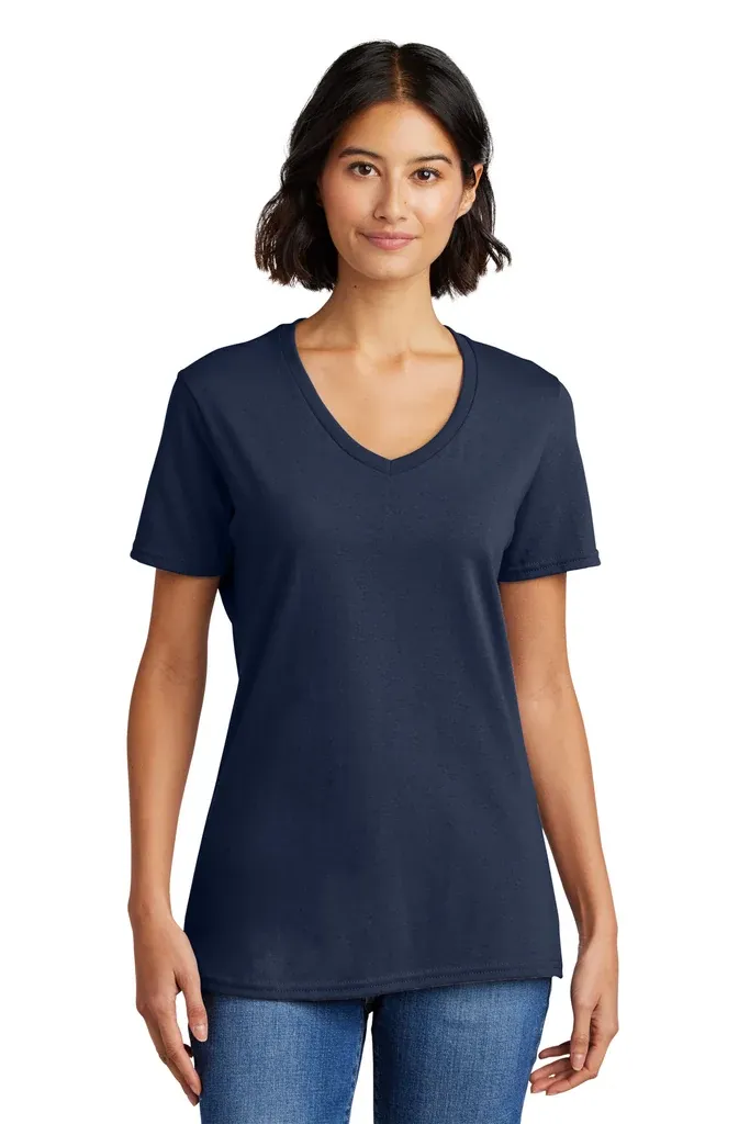 Port & Co Women's Core Cotton V-Neck Tee. LPC54V - additional view 12