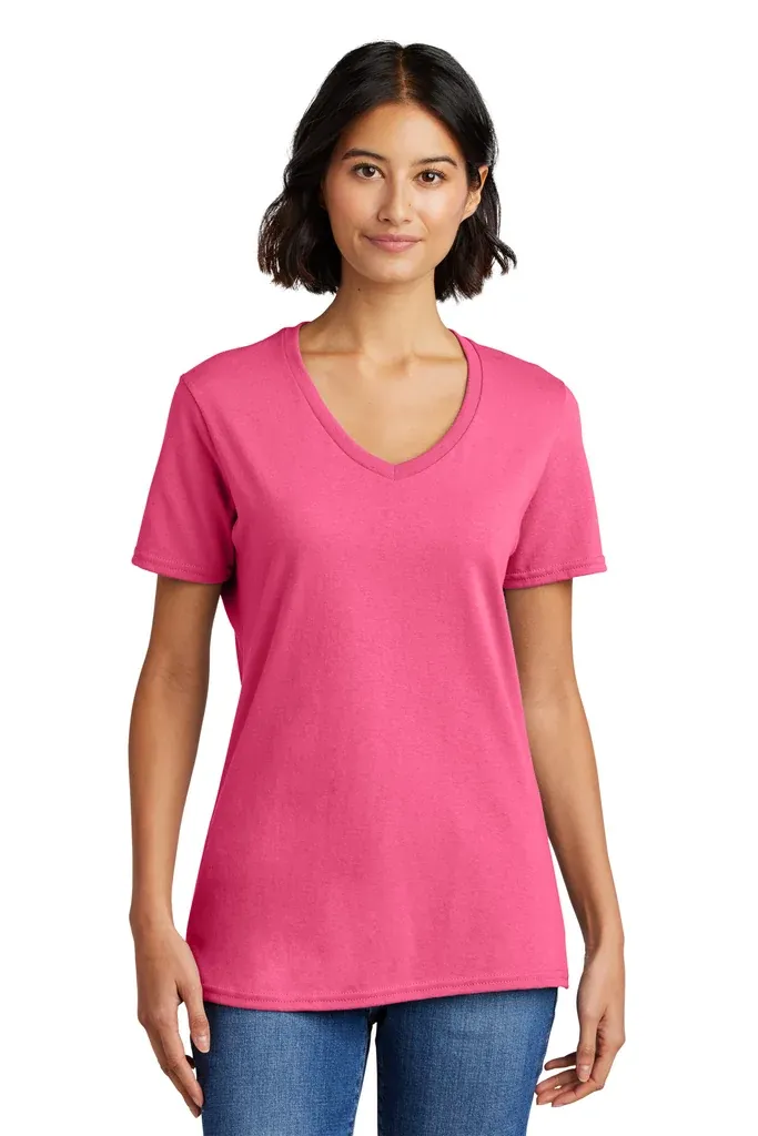 Port & Co Women's Core Cotton V-Neck Tee. LPC54V - additional view 23