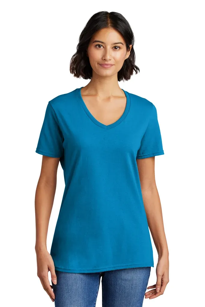 Port & Co Women's Core Cotton V-Neck Tee. LPC54V - additional view 19