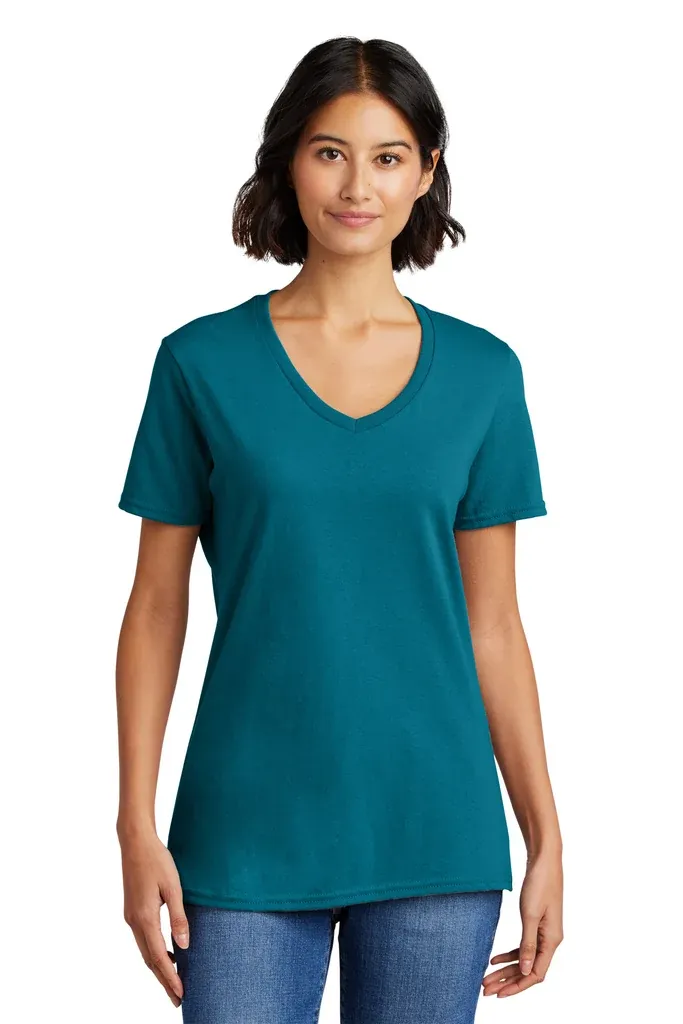 Port & Co Women's Core Cotton V-Neck Tee. LPC54V - additional view 20