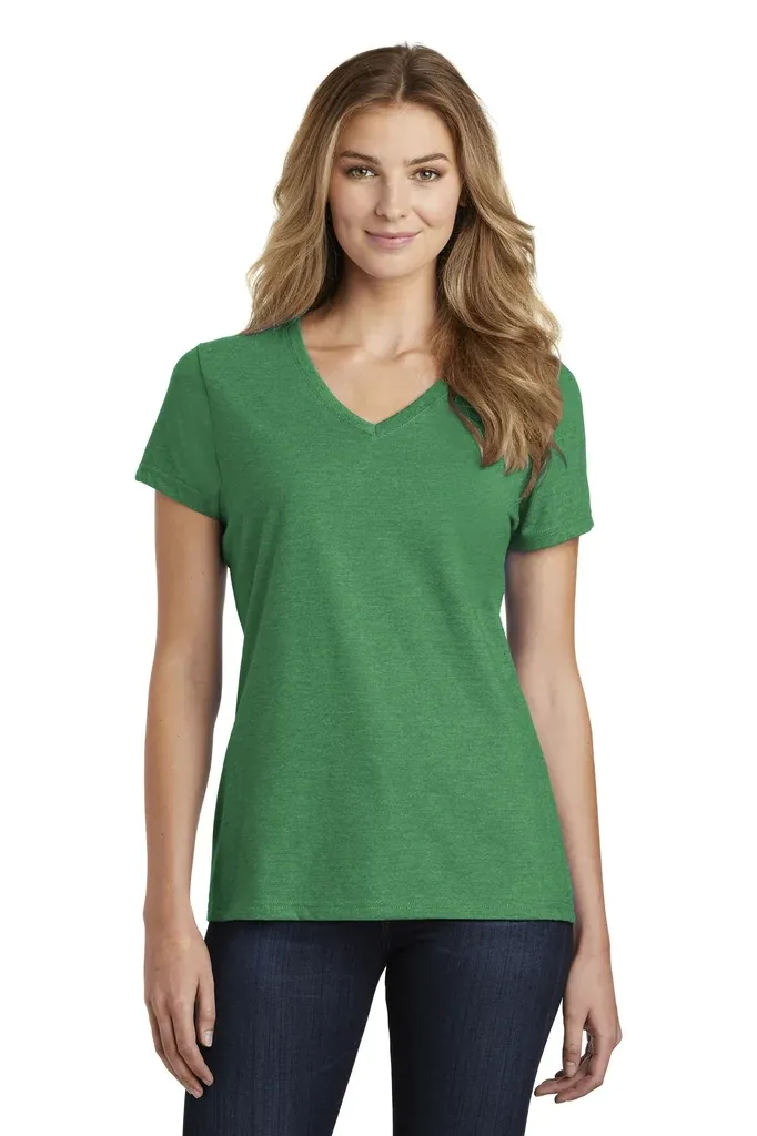 Port & Co Women's Fan Favorite Blend V-Neck Tee. LPC455V - additional view 9