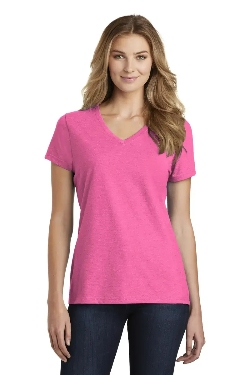Port & Co Women's Fan Favorite Blend V-Neck Tee. LPC455V - additional view 10