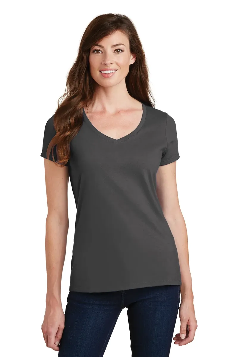 Port & Co Women's Fan Favorite V-Neck Tee. LPC450V - additional view 20