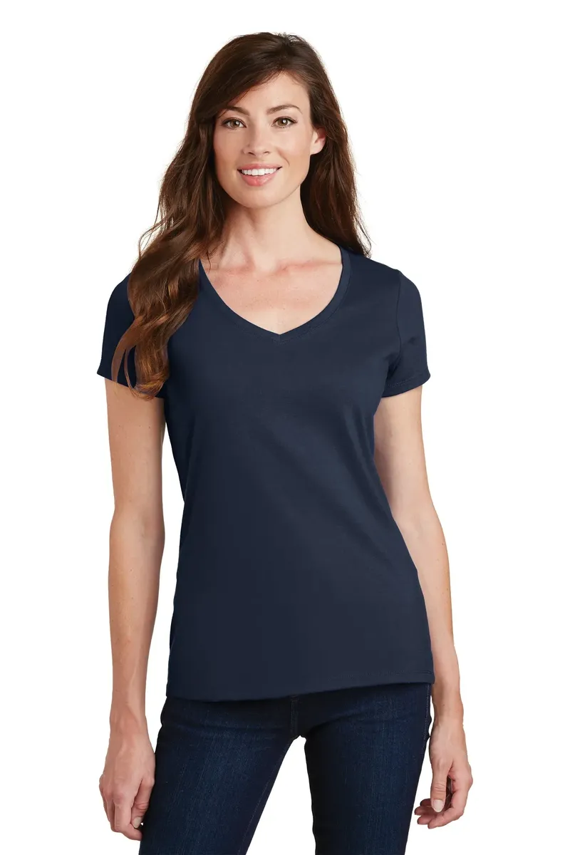 Port & Co Women's Fan Favorite V-Neck Tee. LPC450V - additional view 7