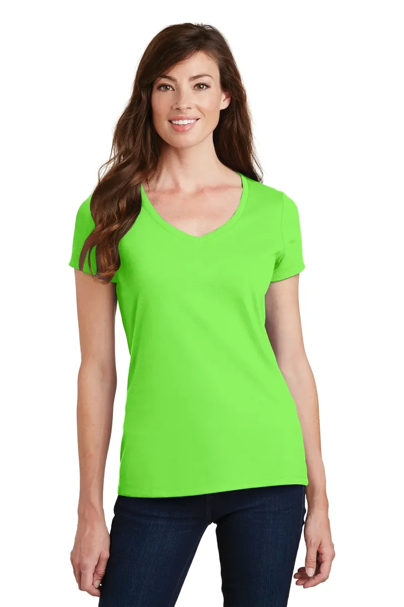 Port & Co Women's Fan Favorite V-Neck Tee. LPC450V - additional view 16