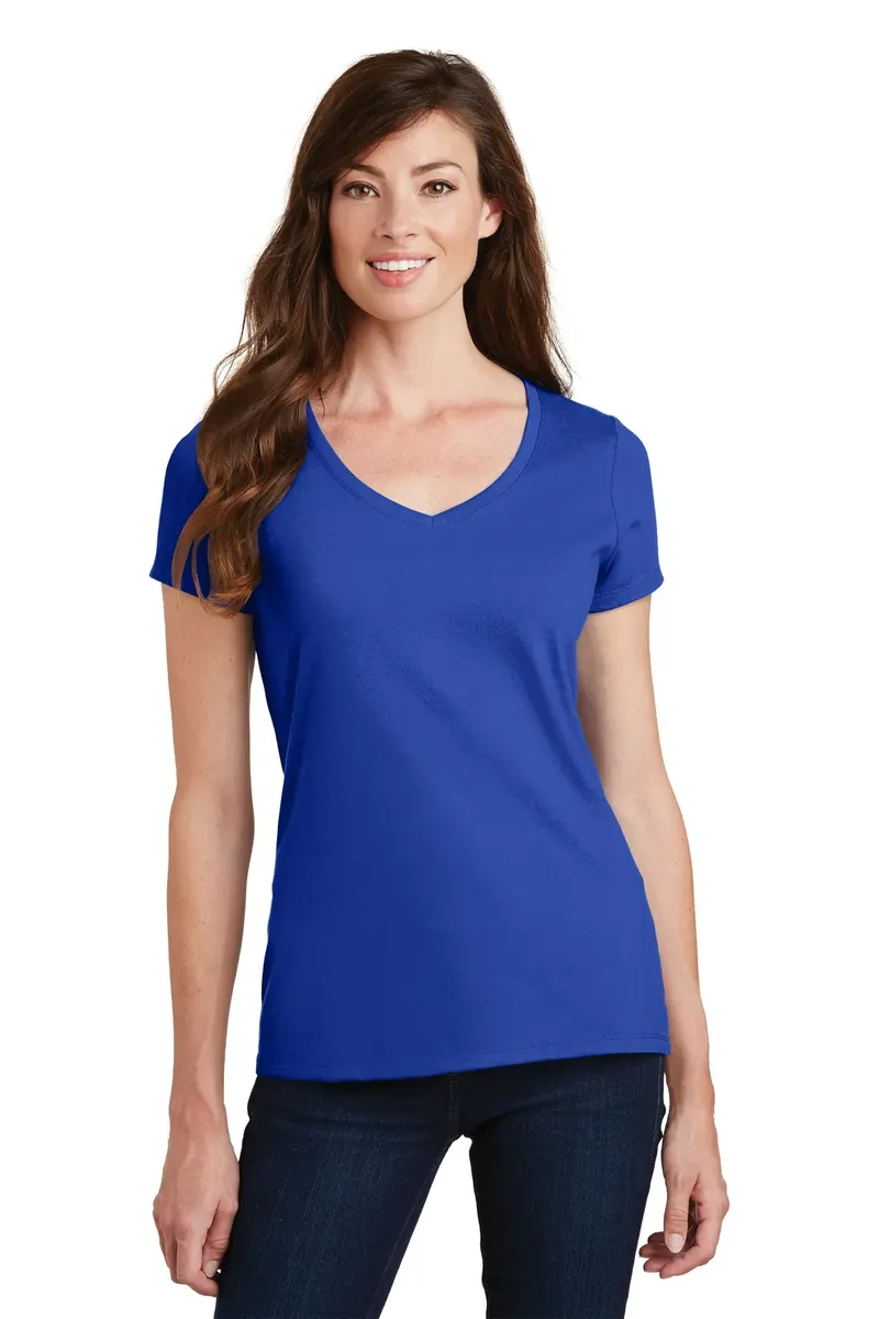 Port & Co Women's Fan Favorite V-Neck Tee. LPC450V - additional view 8
