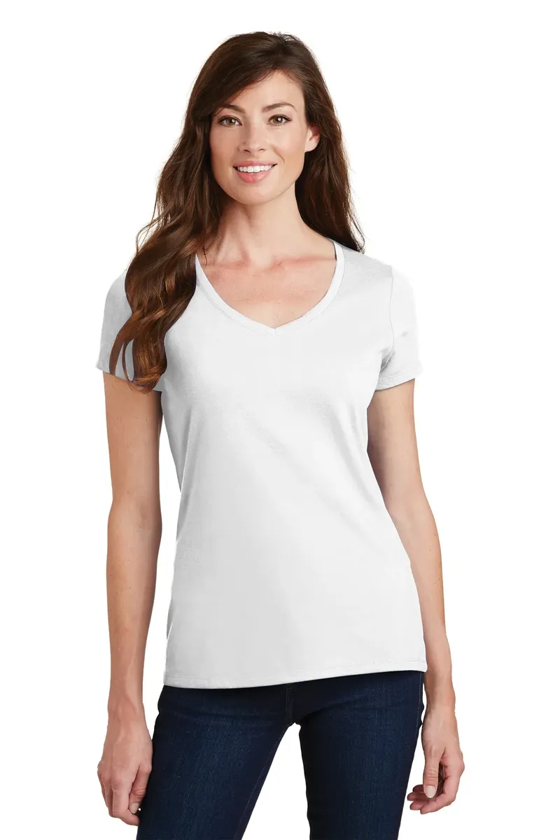 Port & Co Women's Fan Favorite V-Neck Tee. LPC450V - additional view 19