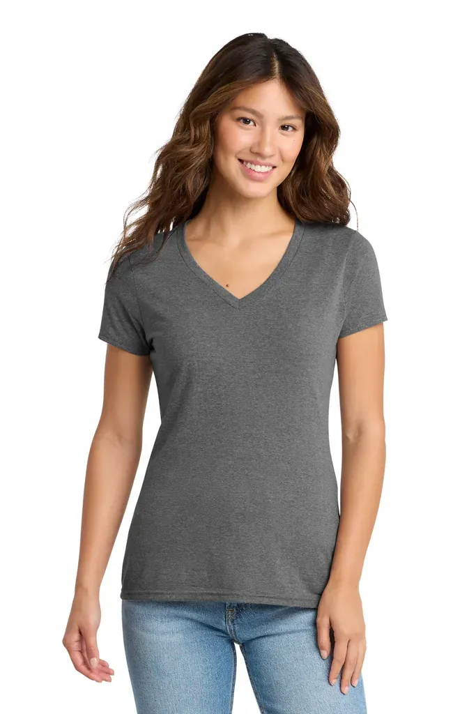 Port & Co Women's Tri-Blend V-Neck Tee. LPC330V - additional view 3