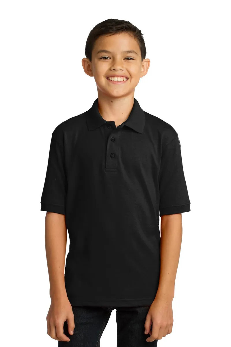Port & Co Youth Core Blend Jersey Knit Polo. KP55Y - additional view 6
