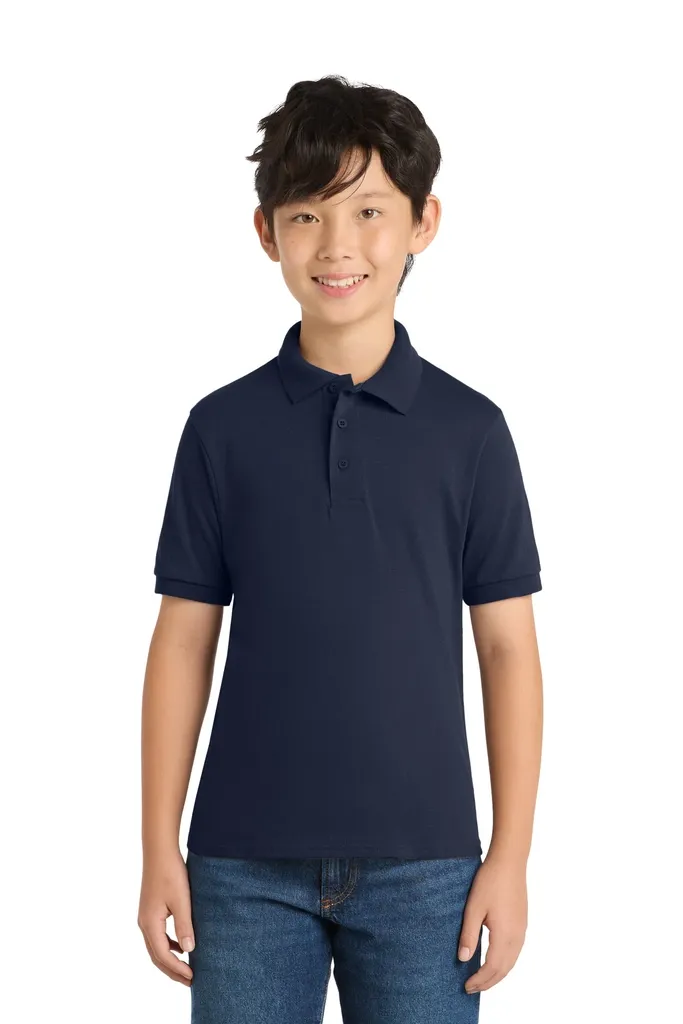 Port & Co Youth Core Blend Jersey Knit Polo. KP55Y - additional view 8