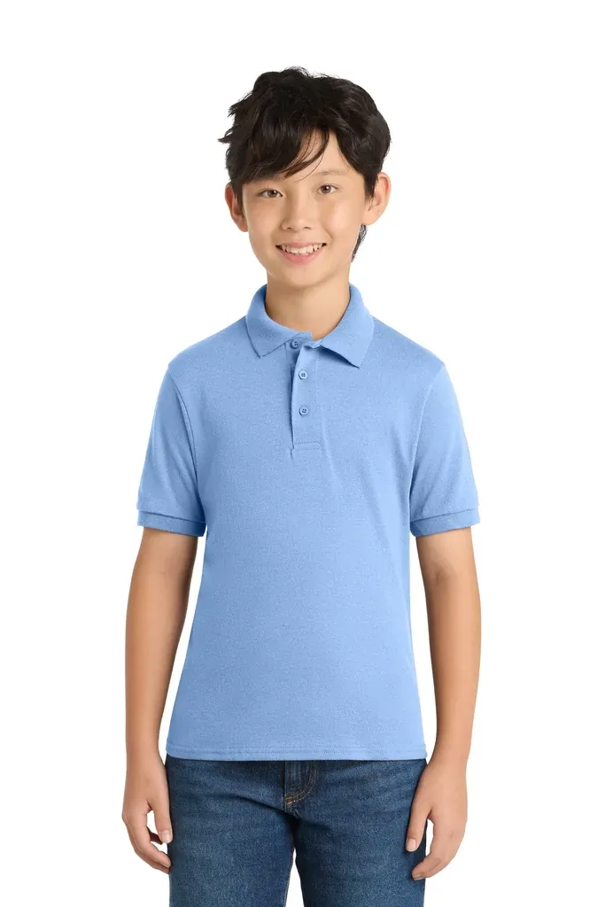 Port & Co Youth Core Blend Jersey Knit Polo. KP55Y - additional view 7