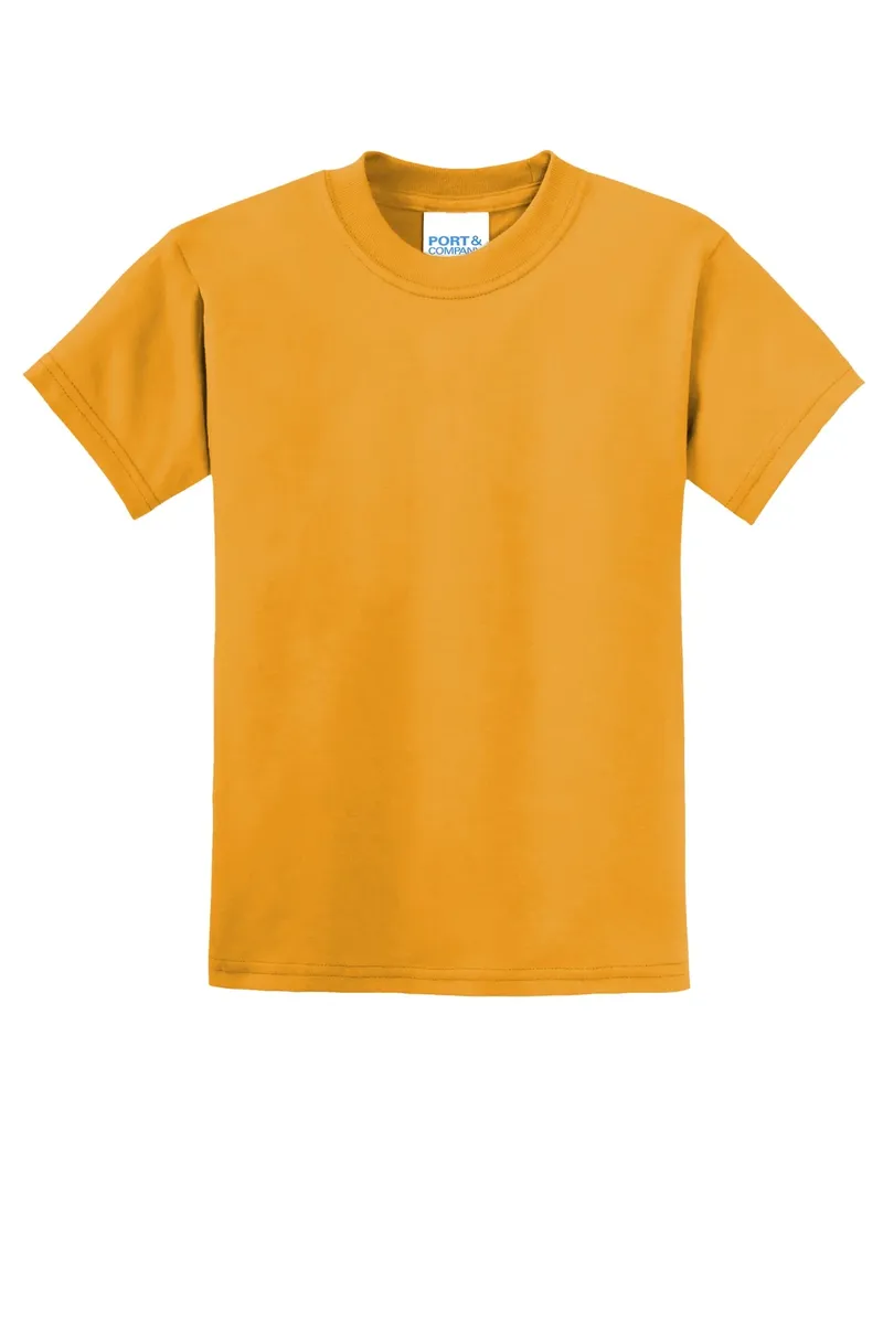 Port & Co Youth Core Blend Tee.  PC55Y