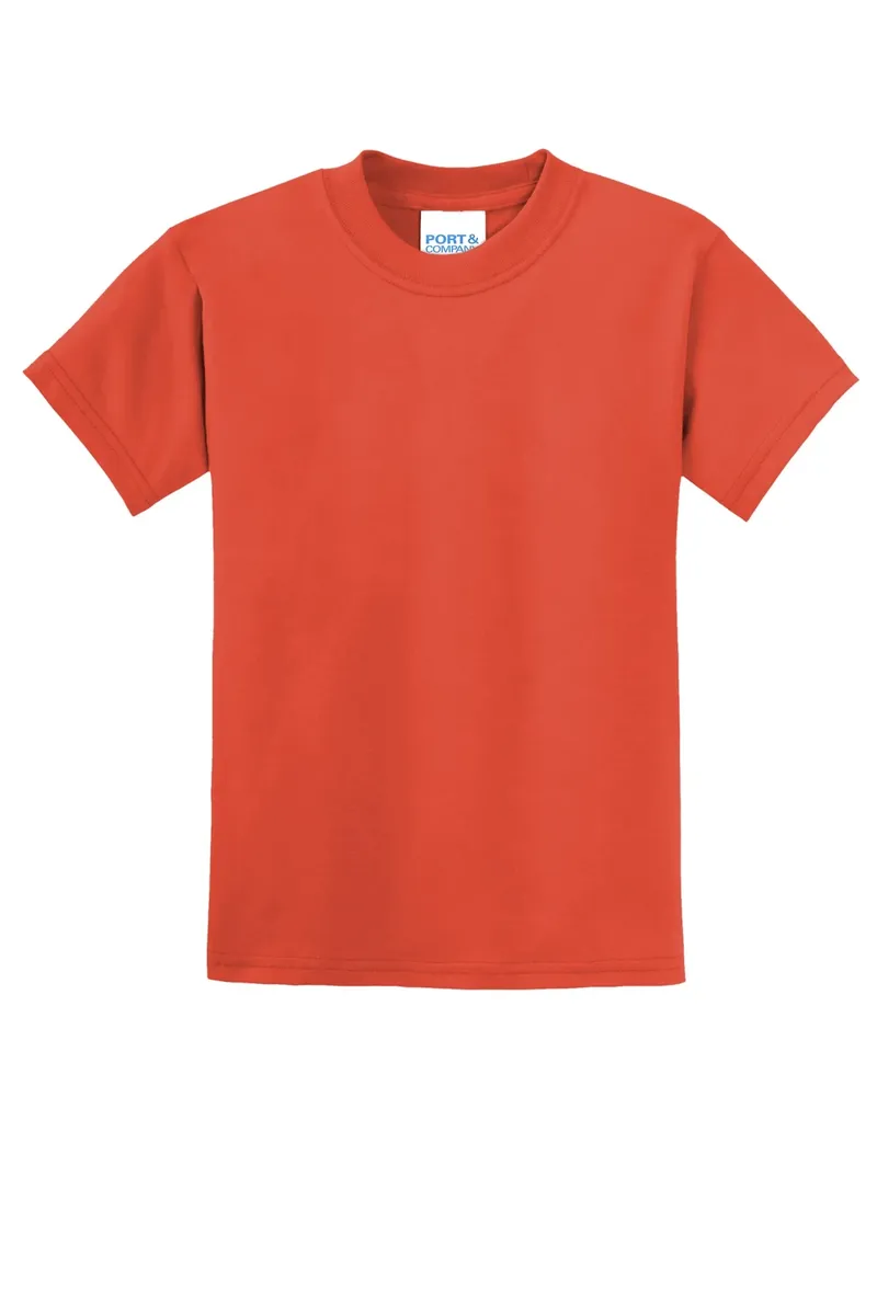 Port & Co Youth Core Blend Tee.  PC55Y - additional view 8