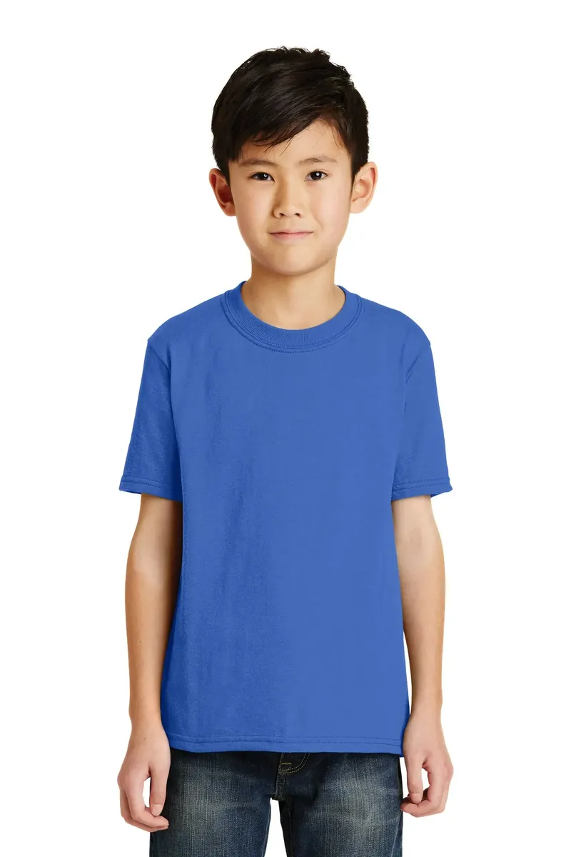 Port & Co Youth Core Blend Tee.  PC55Y - additional view 13