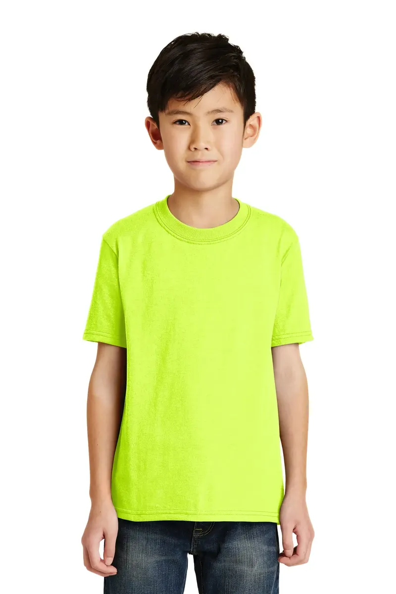 Port & Co Youth Core Blend Tee.  PC55Y - additional view 19