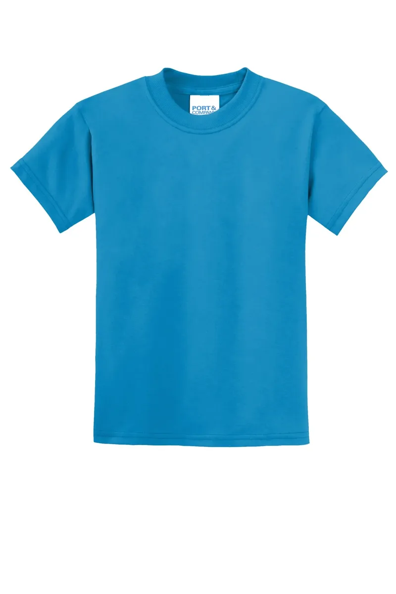Port & Co Youth Core Blend Tee.  PC55Y - additional view 5