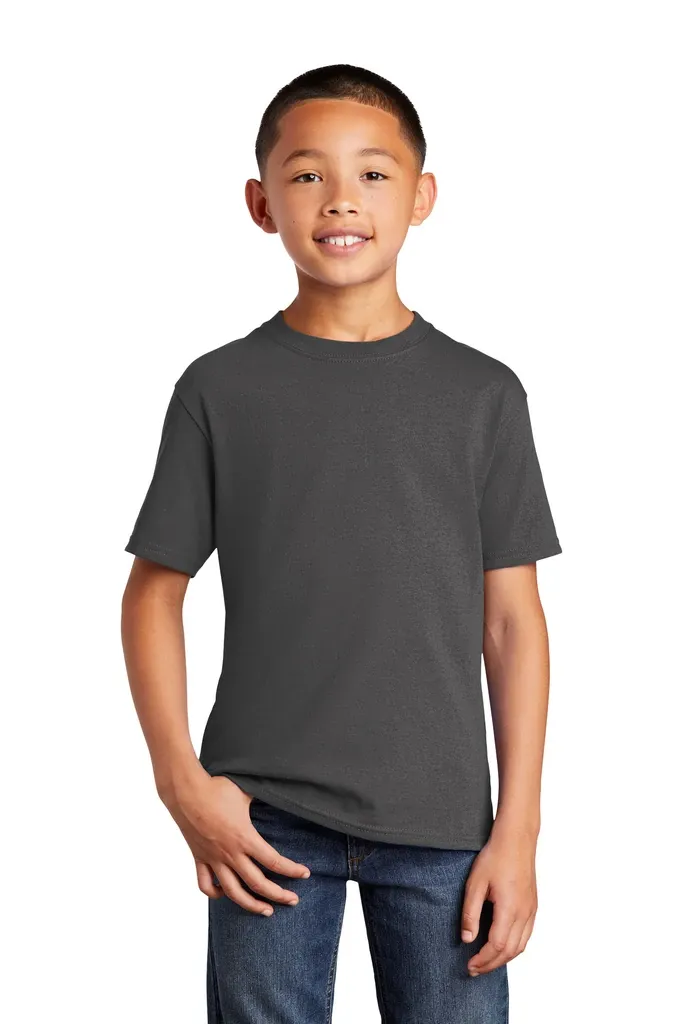 Port & Co Youth Core Cotton DTG Tee PC54YDTG - additional view 3