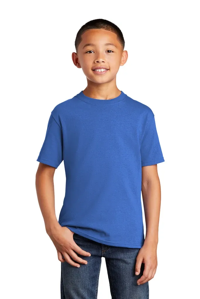Port & Co Youth Core Cotton DTG Tee PC54YDTG - additional view 4