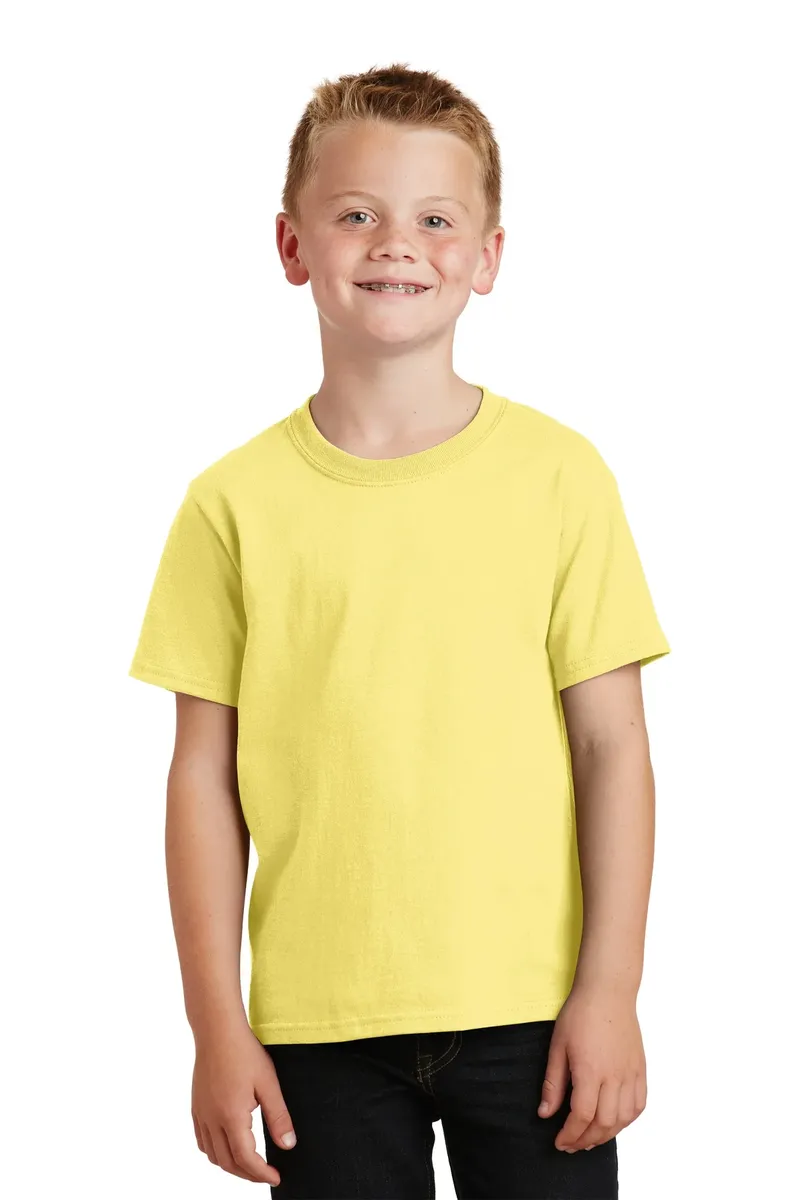Port & Co Youth Core Cotton Tee. PC54Y