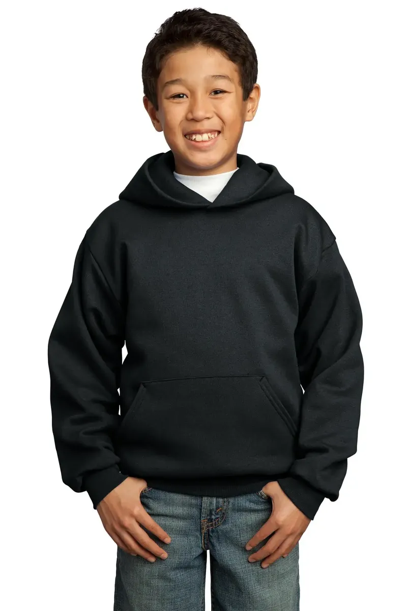 Port & Co Youth Core Fleece Pullover Hooded Sweatshirt.  PC90YH - additional view 6
