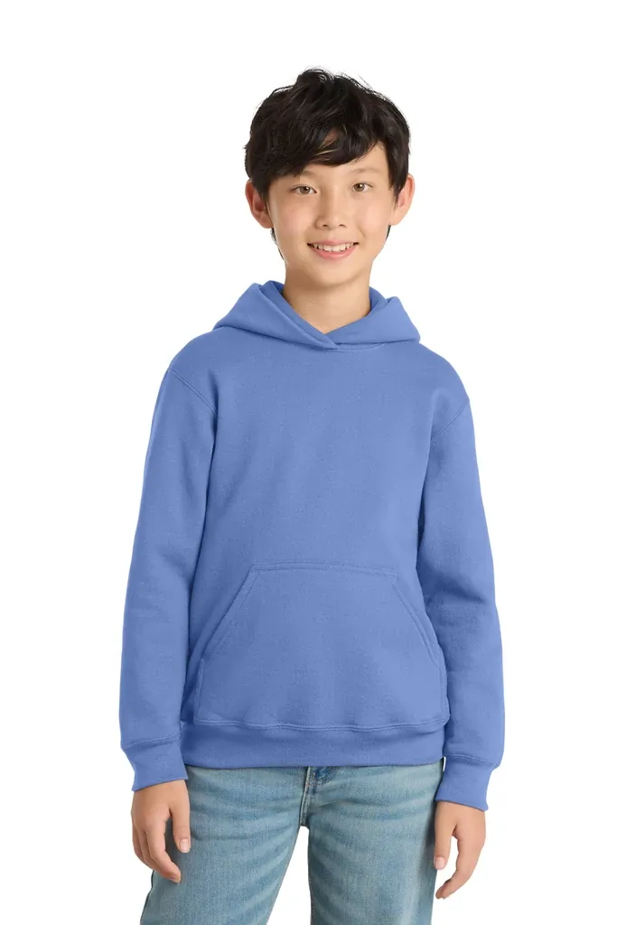 Port & Co Youth Core Fleece Pullover Hooded Sweatshirt.  PC90YH - additional view 22