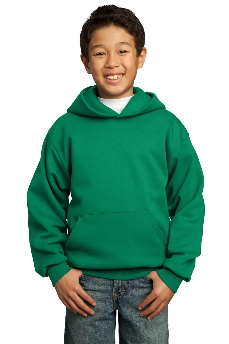 Port & Co Youth Core Fleece Pullover Hooded Sweatshirt.  PC90YH - additional view 8