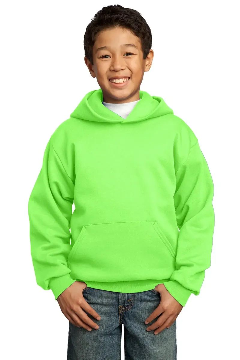 Port & Co Youth Core Fleece Pullover Hooded Sweatshirt.  PC90YH - additional view 19