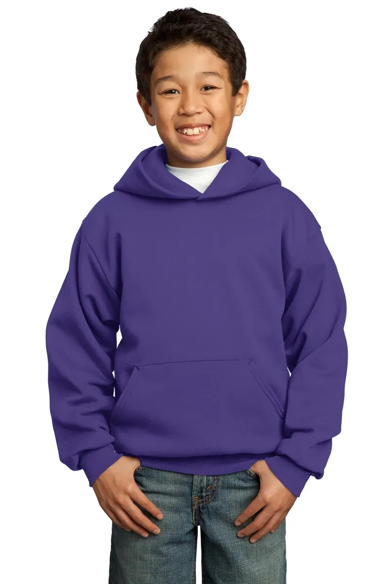 Port & Co Youth Core Fleece Pullover Hooded Sweatshirt.  PC90YH - additional view 23