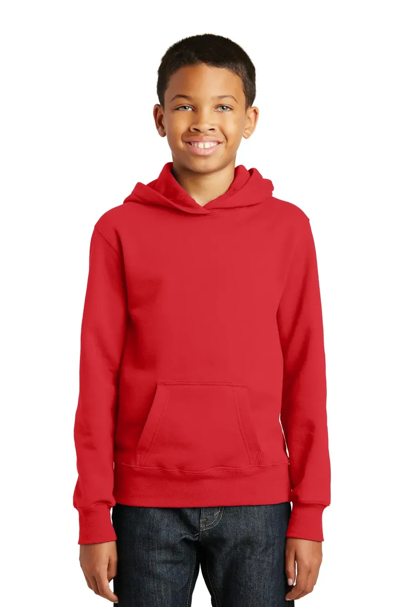 Port & Co Youth Fan Favorite Fleece Pullover Hooded Sweatshirt. PC850YH - additional view 6