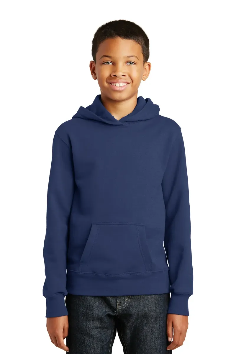 Port & Co Youth Fan Favorite Fleece Pullover Hooded Sweatshirt. PC850YH - additional view 5