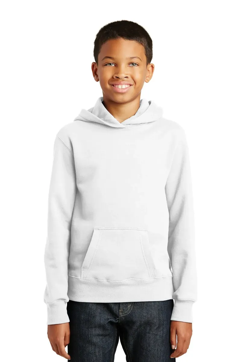 Port & Co Youth Fan Favorite Fleece Pullover Hooded Sweatshirt. PC850YH - additional view 3
