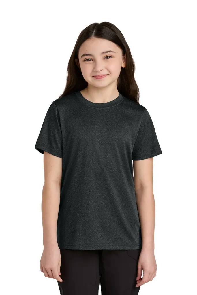 Port & Co Youth Heather Performance Tee PC390Y - additional view 2