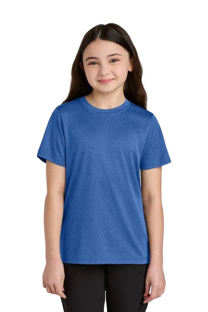 Port & Co Youth Heather Performance Tee PC390Y - additional view 3