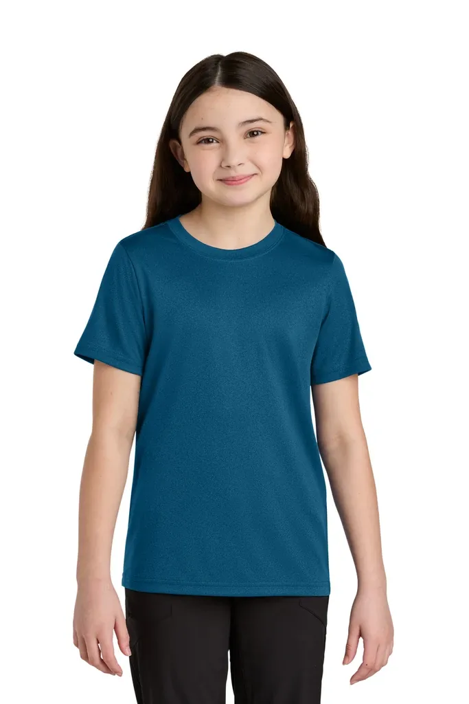 Port & Co Youth Heather Performance Tee PC390Y - additional view 1