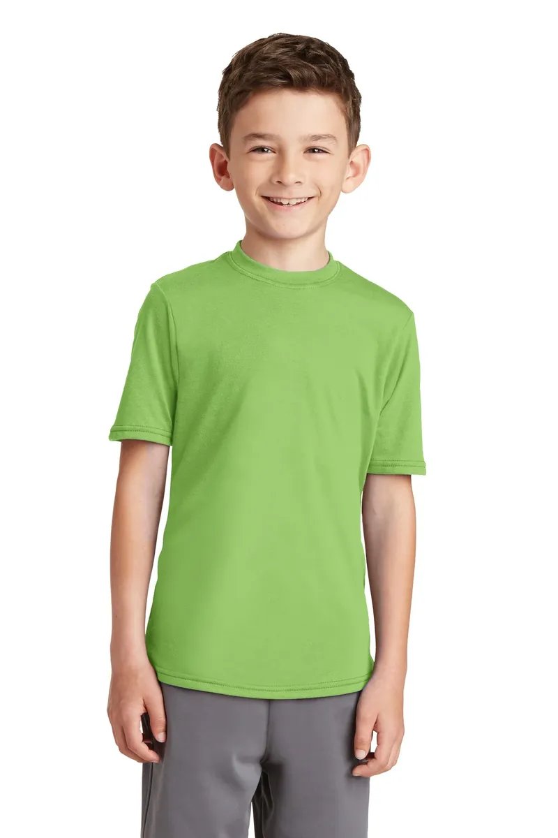 Port & Co Youth Performance Blend Tee. PC381Y - additional view 6