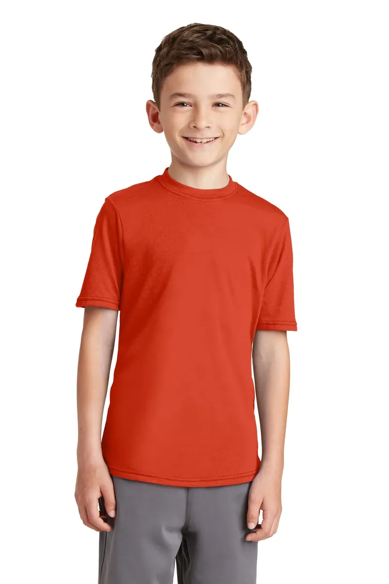 Port & Co Youth Performance Blend Tee. PC381Y - additional view 4