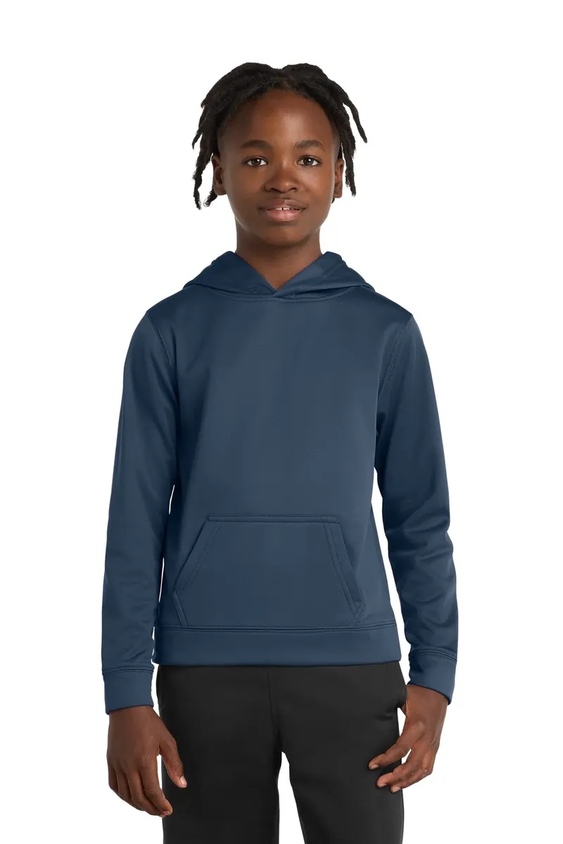 Port & Co Youth Performance Fleece Pullover Hooded Sweatshirt. PC590YH - additional view 1