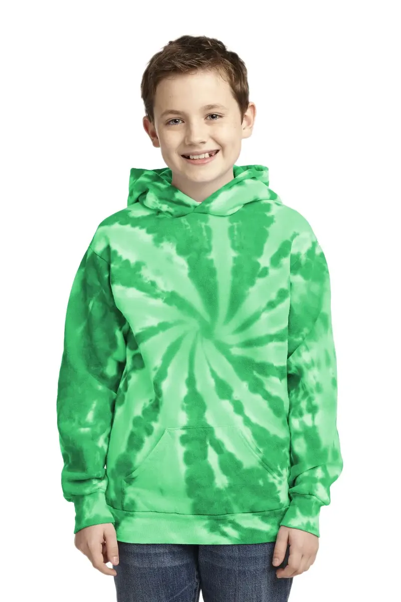 Port & Co Youth Tie-Dye Pullover Hooded Sweatshirt. PC146Y - additional view 4